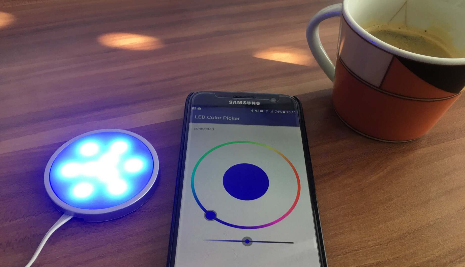 Android App um jede RGB-LED zu steuern